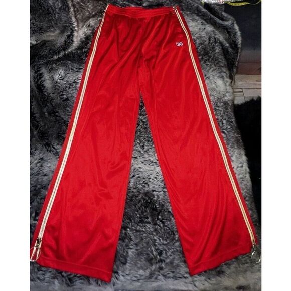 Fila x Pierre Cardin Urban Outfitters Red Track Pants in Size Large,unisex - Picture 3 of 14
